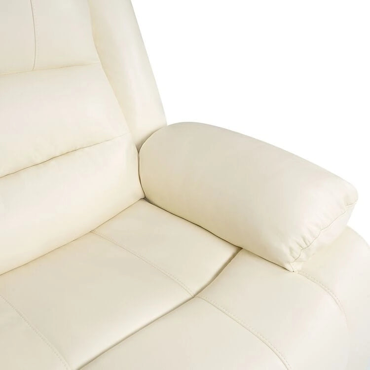 Fauteuil inclinable électrique de luxe réglable avec élévateur pour personnes âgées, en similicuir, dossier divisé