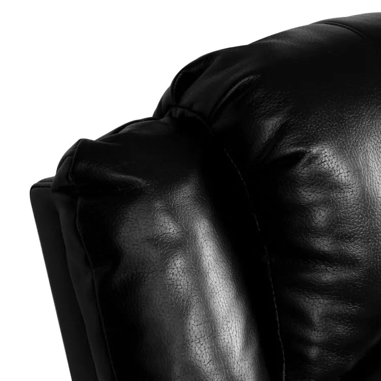 Fauteuil inclinable électrique de luxe réglable avec élévateur pour personnes âgées, en similicuir, dossier divisé