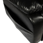 Fauteuil inclinable électrique de luxe réglable avec élévateur pour personnes âgées, en similicuir, dossier divisé