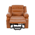 Fauteuil inclinable électrique de luxe réglable avec élévateur pour personnes âgées, en similicuir, dossier divisé