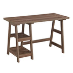 Convenience Concepts Designs2Go Trestle Desk with Shelves