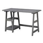 Convenience Concepts Designs2Go Trestle Desk with Shelves