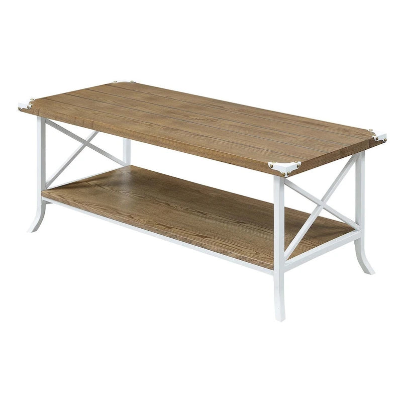 Table basse Brookline avec étagère de Convenience Concepts