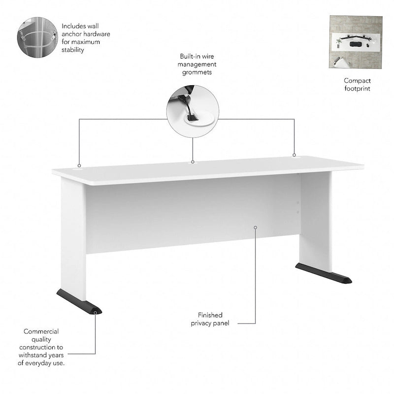Studio A 72W Computer Desk by Bush Business Furniture
