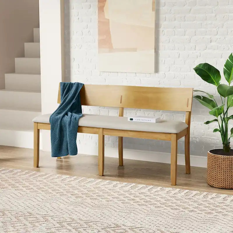 Banc de salle à manger en bois Capella