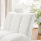 Art Leon Modern Armless Accent Chair Setional Loveseat Sofa