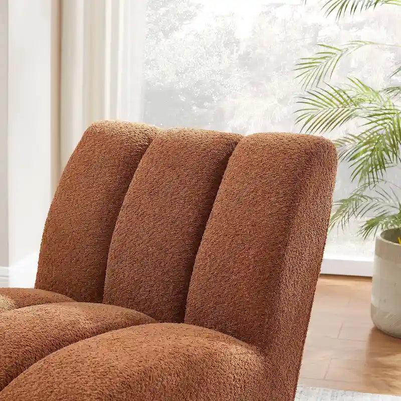Art Leon Modern Armless Accent Chair Setional Loveseat Sofa