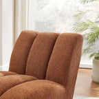 Art Leon Modern Armless Accent Chair Setional Loveseat Sofa
