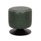 Somette 5305 Round Vintage Upholstered Ottoman