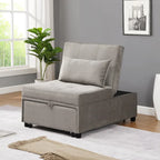 Lordear 4-1 Single futon Adjustable Sofa Bed Sofa Sleeper Folding Convertible Chair - 39.9 x 26.8