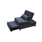 Lordear 4-1 Single futon Adjustable Sofa Bed Sofa Sleeper Folding Convertible Chair - 39.9 x 26.8