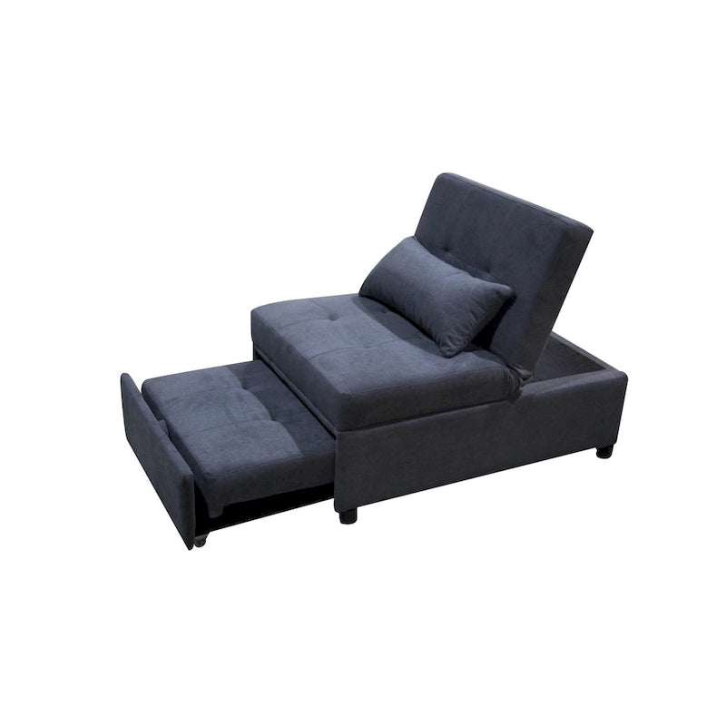 Lordear 4-1 Single futon Adjustable Sofa Bed Sofa Sleeper Folding Convertible Chair - 39.9 x 26.8