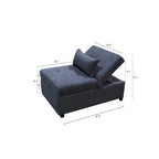 Lordear 4-1 Single futon Adjustable Sofa Bed Sofa Sleeper Folding Convertible Chair - 39.9 x 26.8