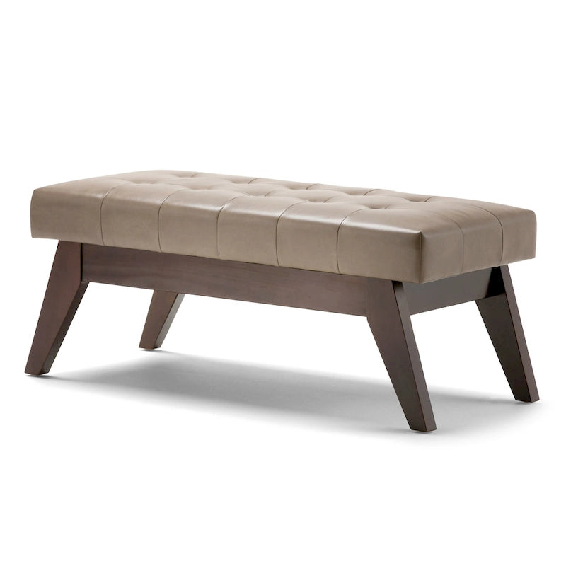 WYNDENHALL Tierney 40 inch Wide Mid Century Modern Rectangle Ottoman Bench