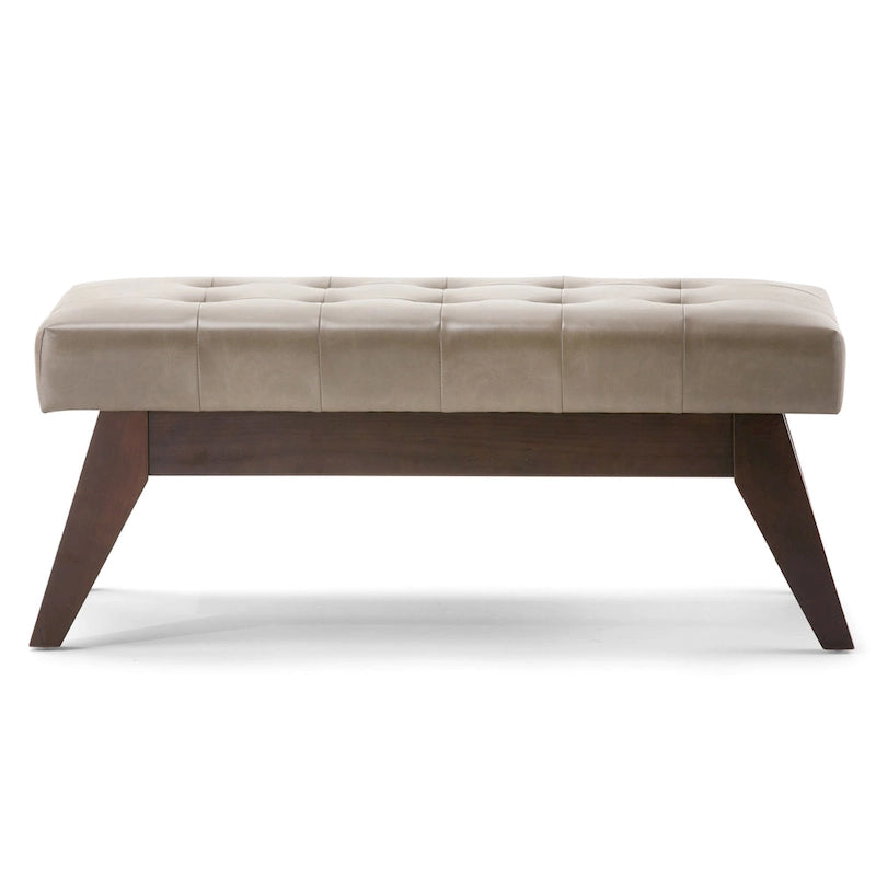 WYNDENHALL Tierney 40 inch Wide Mid Century Modern Rectangle Ottoman Bench