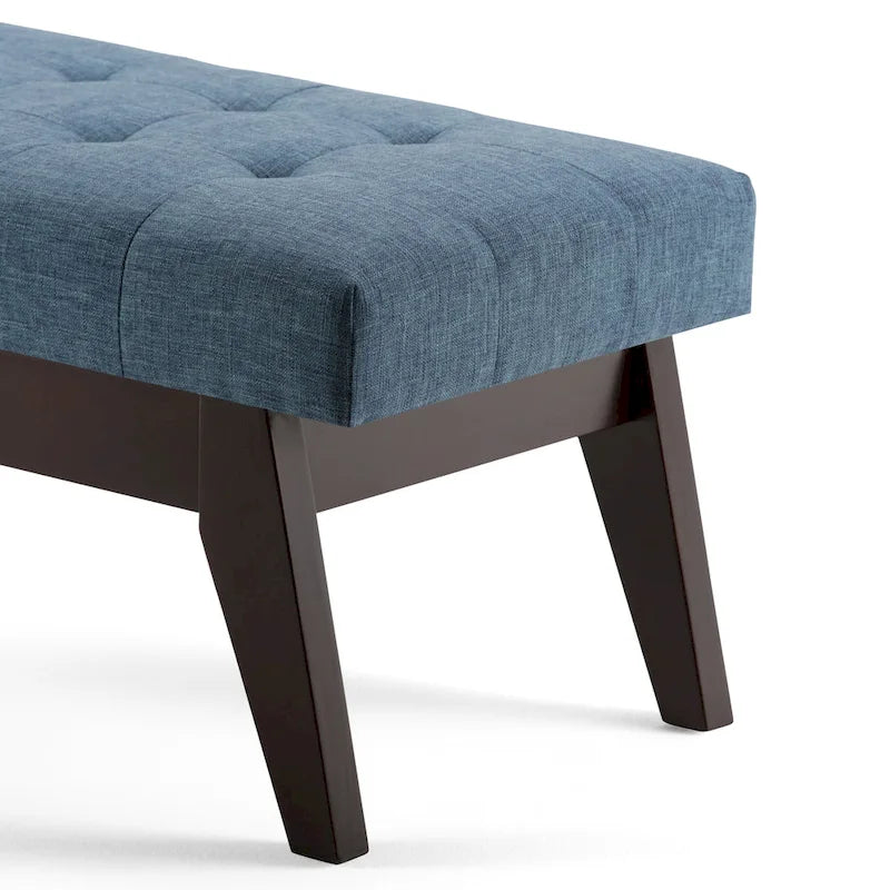 WYNDENHALL Tierney 40 inch Wide Mid Century Modern Rectangle Ottoman Bench