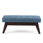 WYNDENHALL Tierney 40 inch Wide Mid Century Modern Rectangle Ottoman Bench