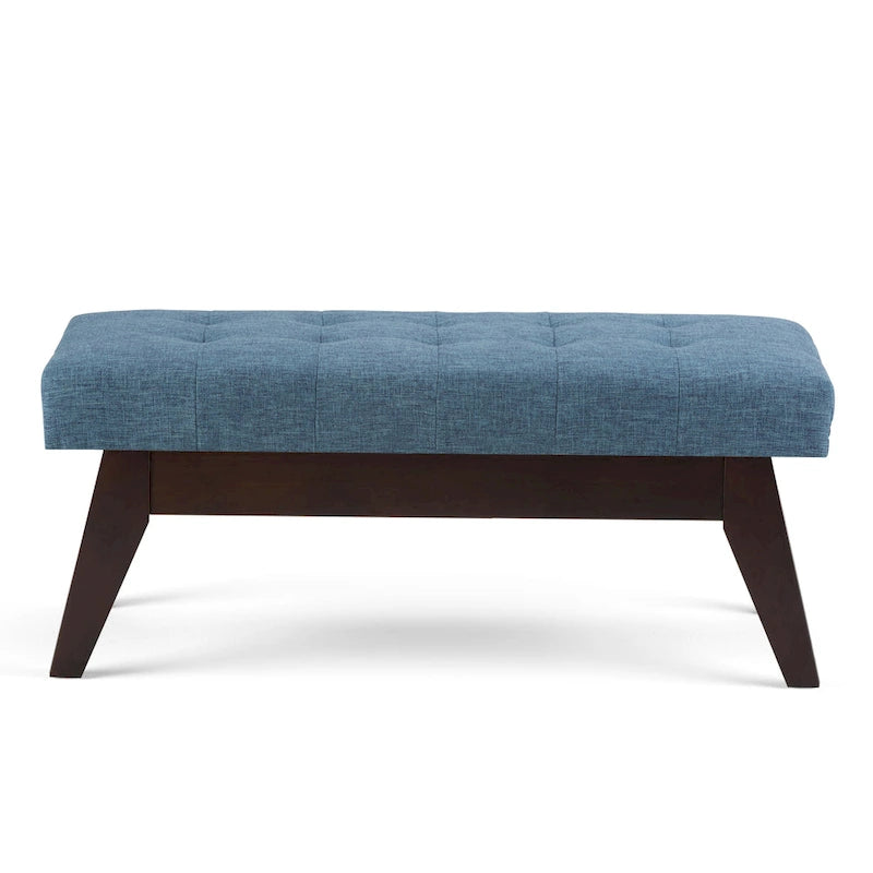 WYNDENHALL Tierney 40 inch Wide Mid Century Modern Rectangle Ottoman Bench