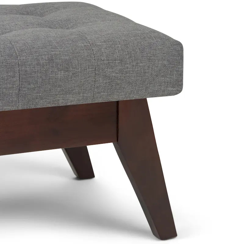 WYNDENHALL Tierney 40 inch Wide Mid Century Modern Rectangle Ottoman Bench