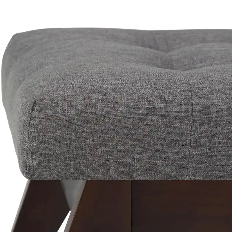 WYNDENHALL Tierney 40 inch Wide Mid Century Modern Rectangle Ottoman Bench