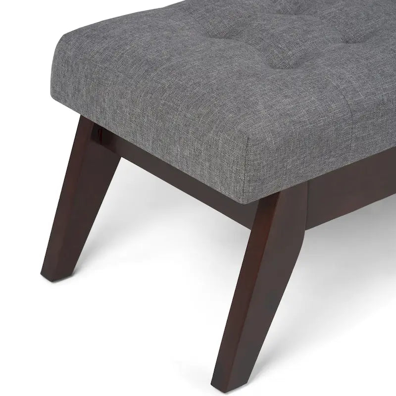 WYNDENHALL Tierney 40 inch Wide Mid Century Modern Rectangle Ottoman Bench