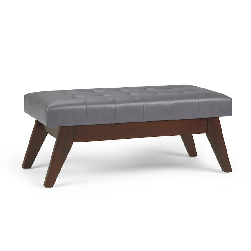 WYNDENHALL Tierney 40 inch Wide Mid Century Modern Rectangle Ottoman Bench