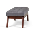 WYNDENHALL Tierney 40 inch Wide Mid Century Modern Rectangle Ottoman Bench