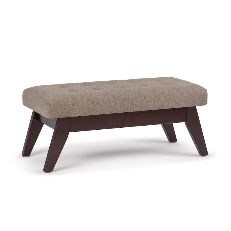 WYNDENHALL Tierney 40 inch Wide Mid Century Modern Rectangle Ottoman Bench