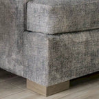 Nort Transitional Fabric Upholstered Flared Arms 2-Piece Sofa Set by Furniture of America