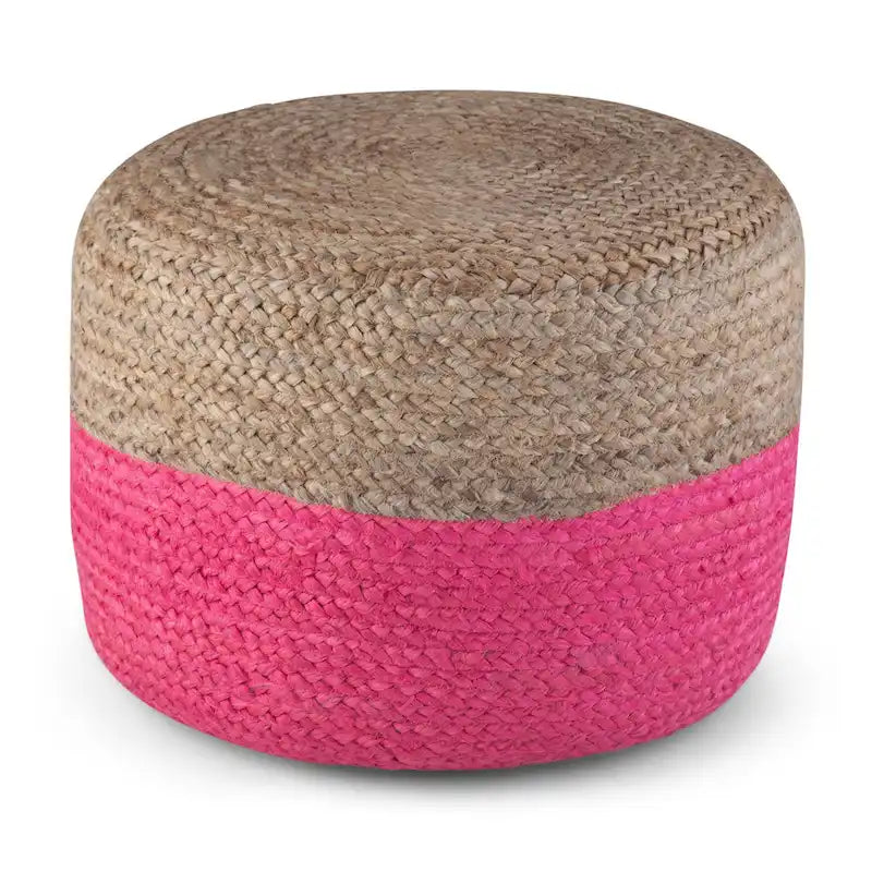 WYNDENHALL Pouf Rond Maron