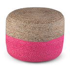 WYNDENHALL Pouf Rond Maron