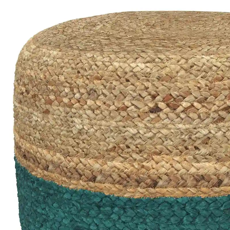 WYNDENHALL Pouf Rond Maron