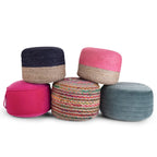 WYNDENHALL Pouf Rond Maron