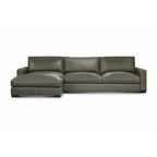 Vancouver Upholstered Chaise Sectional in Portofino Cavalla