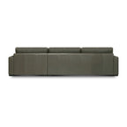 Vancouver Upholstered Chaise Sectional in Portofino Cavalla