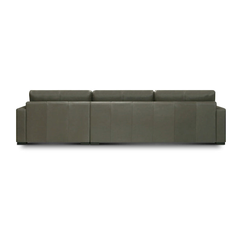 Vancouver Upholstered Chaise Sectional in Portofino Cavalla
