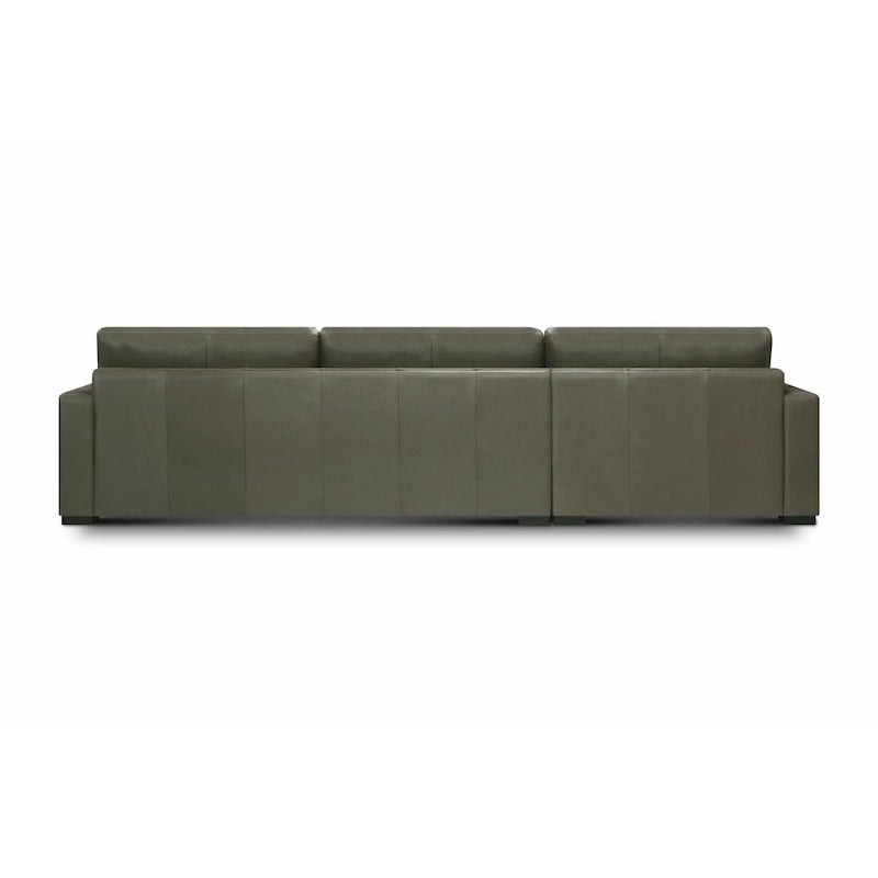 Vancouver Upholstered Chaise Sectional in Portofino Cavalla