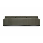 Vancouver Upholstered Chaise Sectional in Portofino Cavalla