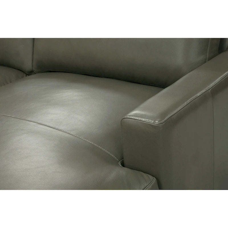 Vancouver Upholstered Chaise Sectional in Portofino Cavalla