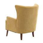 Fauteuil d'appoint Alpheus avec clous décoratifs par HULALA HOME