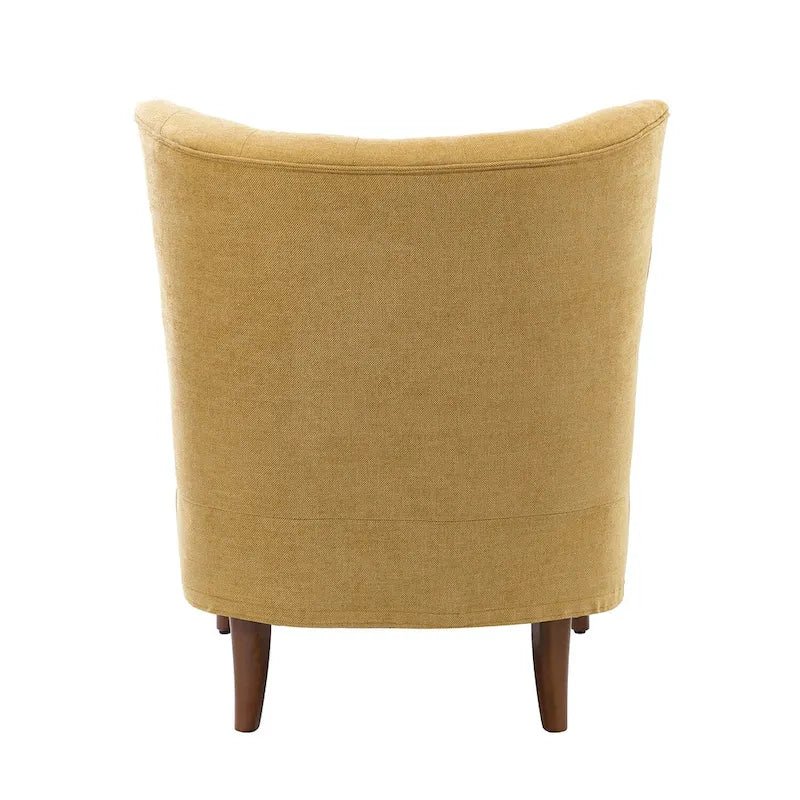 Fauteuil d'appoint Alpheus avec clous décoratifs par HULALA HOME