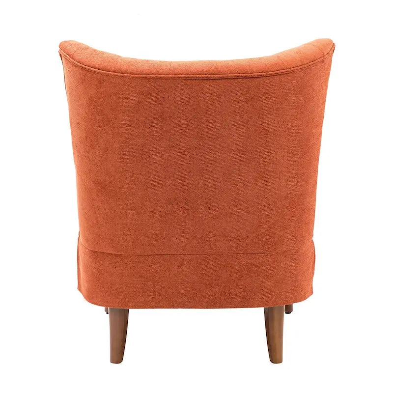 Fauteuil d'appoint Alpheus avec clous décoratifs par HULALA HOME