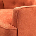 Fauteuil d'appoint Alpheus avec clous décoratifs par HULALA HOME
