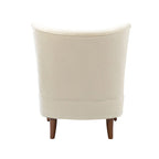 Fauteuil d'appoint Alpheus avec clous décoratifs par HULALA HOME