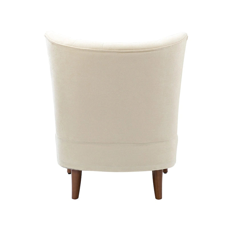 Fauteuil d'appoint Alpheus avec clous décoratifs par HULALA HOME
