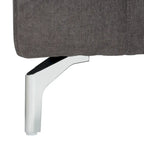 SAFAVIEH Couture Nicholsen Anthracite Grey Velvet Sofa