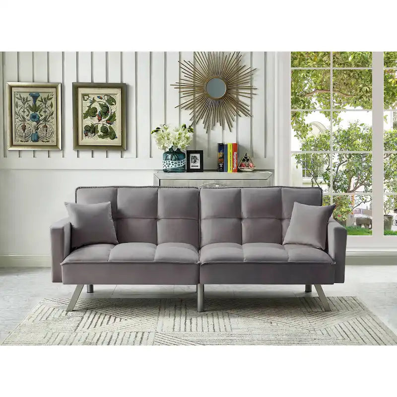 Canapé-lit confortable en velours Legend Furniture