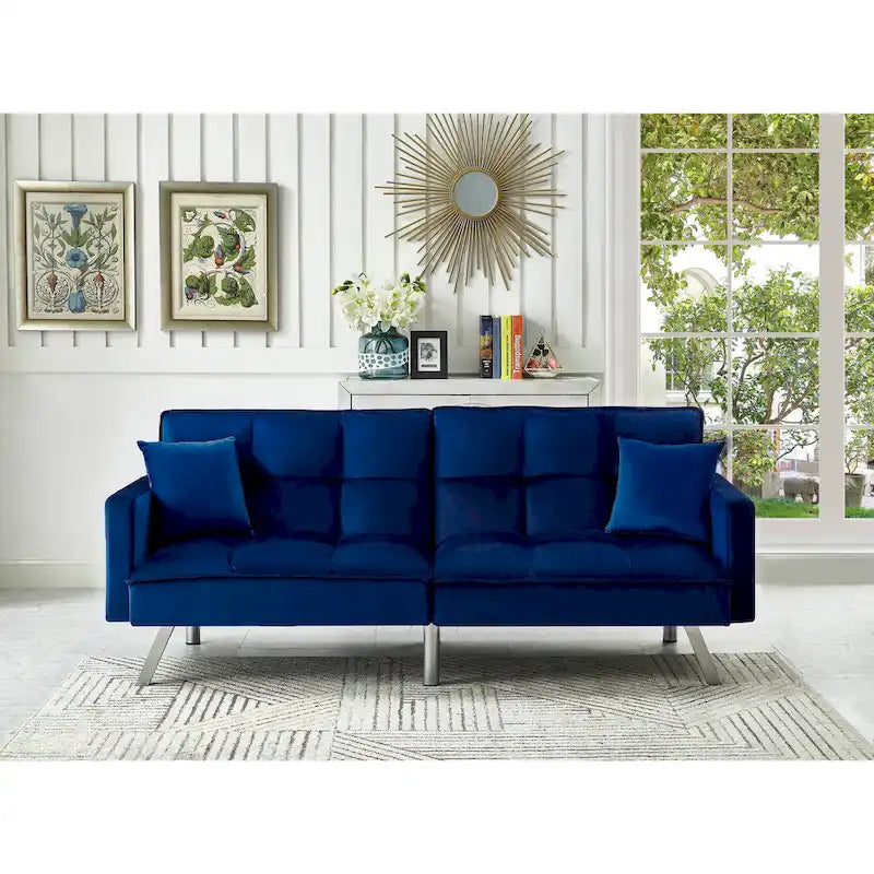 Canapé-lit confortable en velours Legend Furniture
