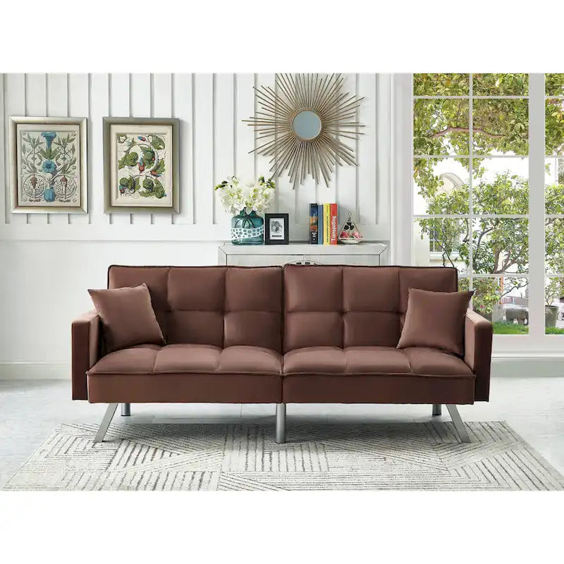 Canapé-lit confortable en velours Legend Furniture