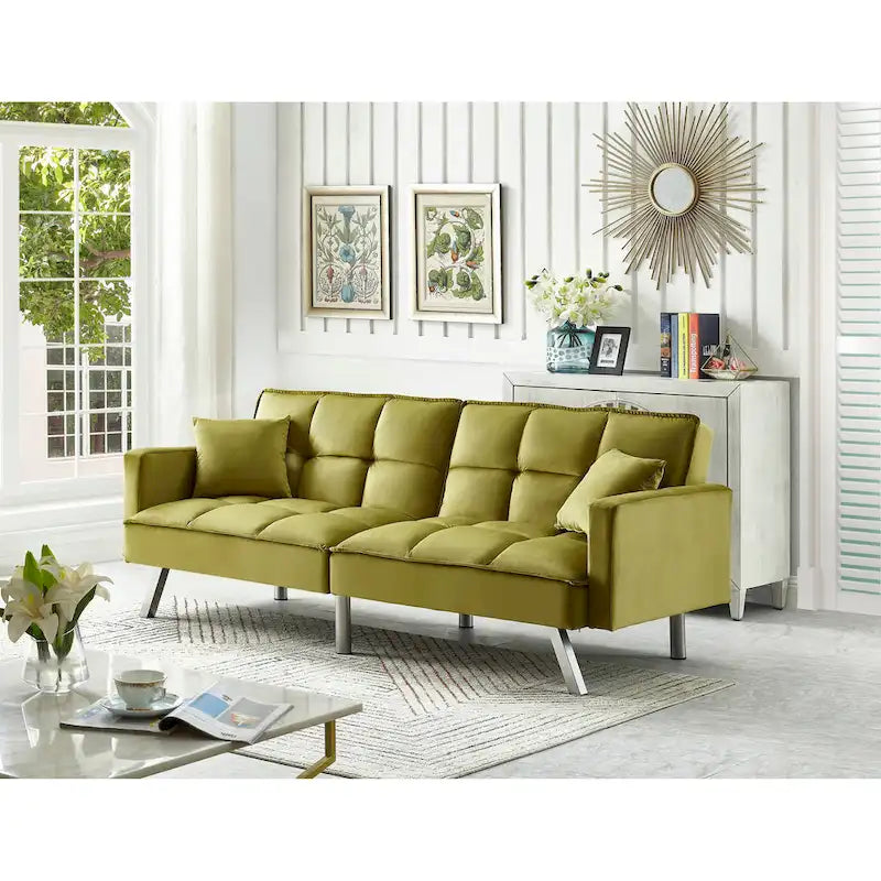 Canapé-lit confortable en velours Legend Furniture